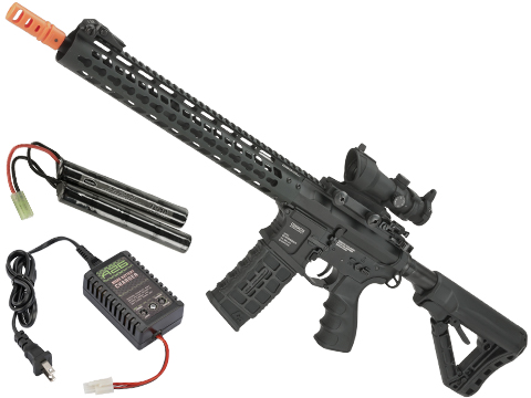 G&G GC16 Wild Hog Full Metal Airsoft AEG Rifle (Model: 13.5 Keymod / 9.6 Butterfly Battery + Smart Charger)