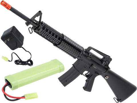Golden Eagle M16A4 Airsoft AEG Rifle w/ RIS Handguard (Package: Basic Battery Package)