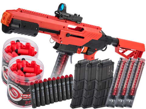 Jet Blaster CEDA Foam Blaster Dart Gun (Model: Omni / Red / Tactical Package)