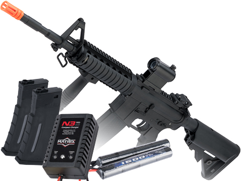 Specna Arms CORE Series M4 AEG (Model: M4 RIS / Black / Go Airsoft Package)