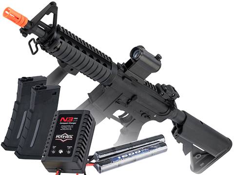 Specna Arms / Rock River Arms Licensed CORE Series M4 AEG (Model: M4 RIS SBR / Black / Go Airsoft Package)