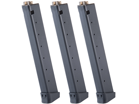 EMG 120+ Round Mid-Cap Magazine for EMG PWS Classic Army G&G ARP-9 PCC X9 Airsoft AEG (Package: Pack of 3)