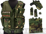 Airsoft Zombie Hunter Starter's Tactical Vest Package (Color: Woodland)