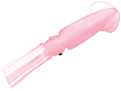 P-Line Rock Cod 3.5 Squid Fishing Rig (Color: Pink Glow)
