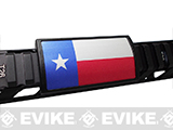 Custom Gun Rails Large State Flag Aluminum Rail Cover (State: Texas)