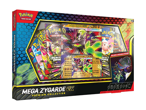 Pokemon TCG: Mega Zygarde ex Premium Collection w/ 8 Booster Packs