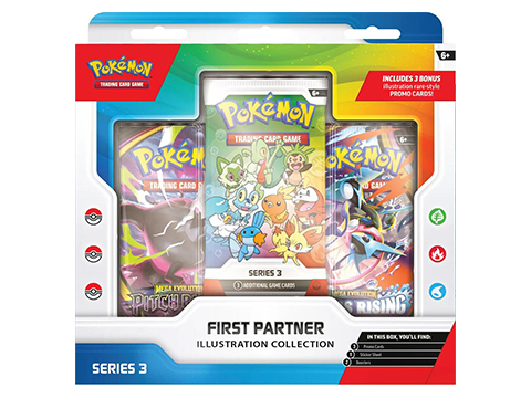 Pokemon First Partner Series 3 Illustration Collection Booster Bundle