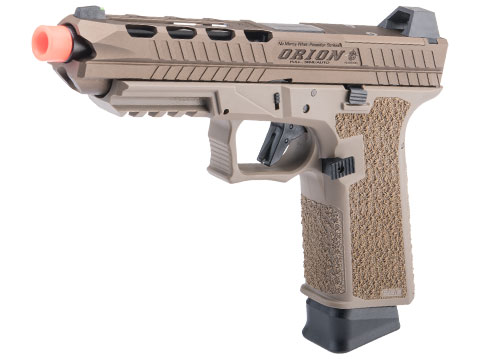 Poseidon Orion Combat Gas Blowback Airsoft Pistol w/ Licensed Polymer80 Frame (Color: Tan / No.3)