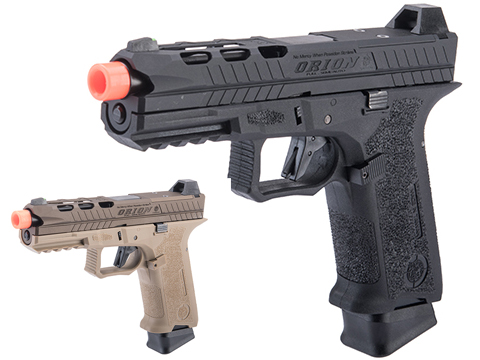 Poseidon Orion Performance Series Select-Fire Gas Blowback Airsoft Pistol (Model: No.3 / Tan)