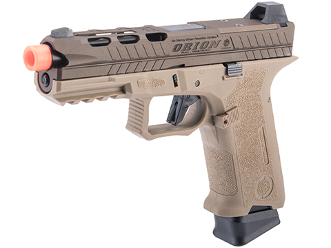 Poseidon Orion Performance Series Select-Fire Gas Blowback Airsoft Pistol (Model: No.2 / Tan)