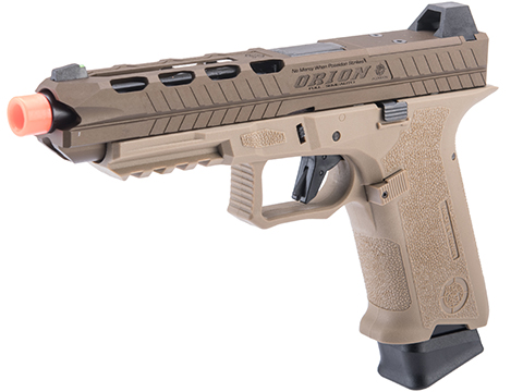 Poseidon Orion Performance Series Select-Fire Gas Blowback Airsoft Pistol (Model: No.3 / Tan)