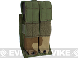 Condor Tactical Double Pistol Magazine Pouch (Color: Woodland)