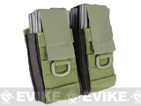 Phantom Gear Aggressor MOLLE Ready M4 AK MP5 Magazine Pouch (Color: Double / OD Green)