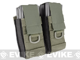 Phantom Gear Aggressor MOLLE Ready M4 AK MP5 Magazine Pouch (Color: Double / Ranger Green)