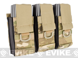 Phantom Gear Aggressor MOLLE Ready M4 AK MP5 Magazine Pouch - Triple (Color: Multicam)