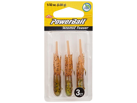 Berkley PowerBait Pre-Rigged Atomic Teasers (Color: Caramel Apple / 1/32 oz)