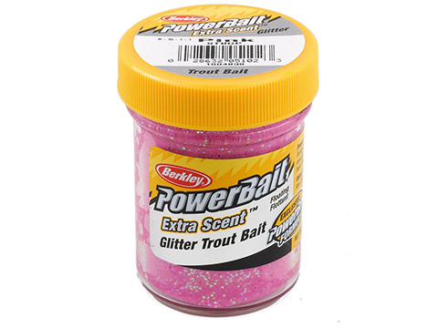 Berkley PowerBait Trout Bait (Type: Glitter / Pink / Extra Scent)