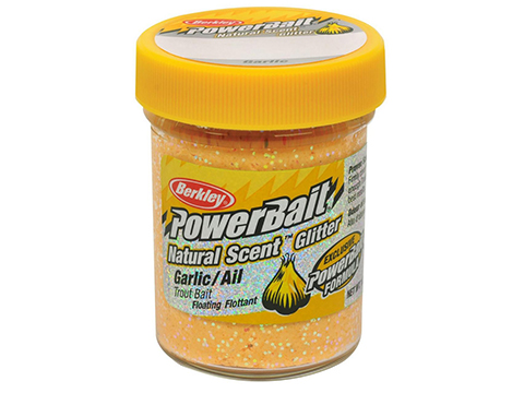 Berkley PowerBait Trout Bait (Type: Glitter / Yellow / Garlic Scent)