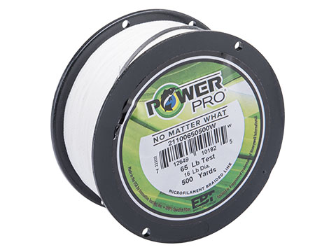Power Pro Microfilament Braided Fishing Line (Model: 65lbs x 500yds / White)