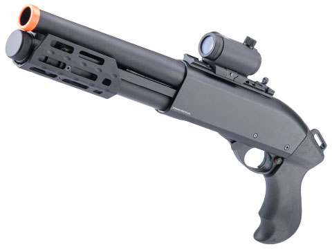 Golden Eagle M870 Gas Powered 3/6 Shot Pump Action Shotgun w/ M-LOK Handguard Black