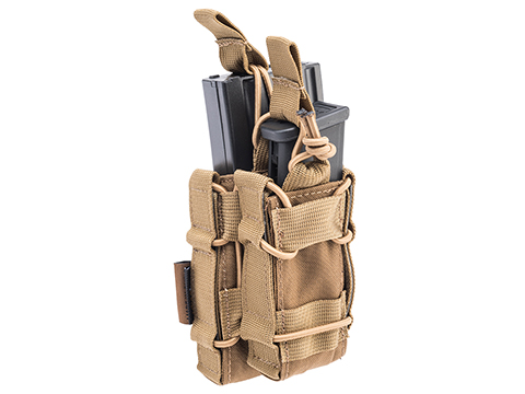 Pro-Arms Double Decker Tactical M4 / Pistol MOLLE Magazine Pouch (Color: Coyote Brown)