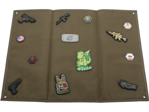 OneTigris Tactical Patch Holder Mini Patch Board Stand Mat for All Patches  ID Patches Name Tapes(