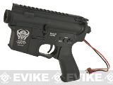G&P Complete M4 Metal Receiver & Gearbox Airsoft AEG ProKit (Skull Frog) (Version: Rear Wire / Black)