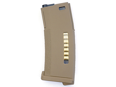 PTS Enhanced Polymer Magazine for M4 Series Airsoft AEG Rifles (Color: 150rd Mid-Cap / Dark Earth)