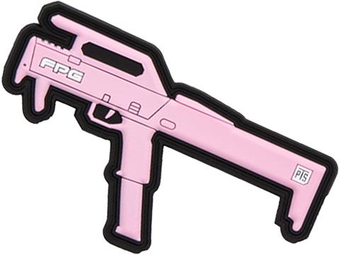 PTS PVC IFF Hook and Loop FPG Patch (Color: Pink)