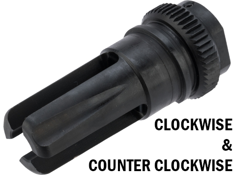 PTS AAC Blackout 51T 14mm Flash Hider for Airsoft AEGs (Type: Clockwise)