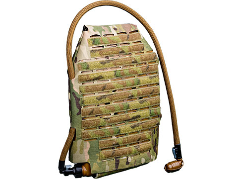 Qore Performance IcePlate MOLLE Sleeve Combo for IcePlate Curve Hydration Pack (Color: Multicam / Left Port Exit)