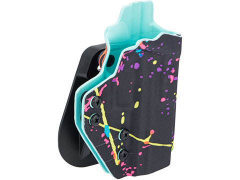 QVO Tactical Secondary OWB Kydex Holster for EMG Archon Type B Series (Color: Limited Edition Splatter)