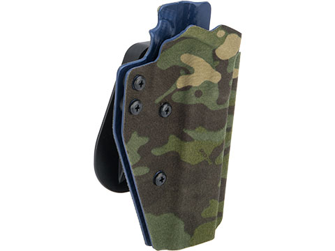 QVO Tactical Secondary OWB Kydex Holster for EMG STI / TTI JW3 2011 Combat Master Series (Color: Multicam Tropic)