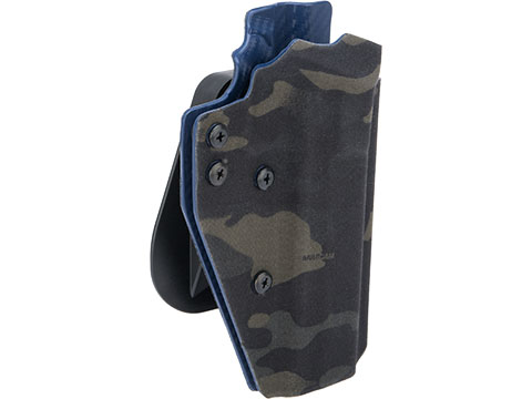 QVO Tactical Secondary OWB Kydex Holster for EMG STI / TTI JW3 2011 Combat Master Series (Color: Multicam Black)