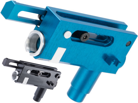 EMG x Retro Arms CNC Machined Aluminum Hop-Up Unit for AK Series Airsoft AEGs (Color: EMG Blue)