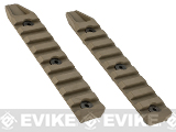 Matrix KeyMod 4.5 Side Rail Set - Set of 2 / Dark Earth