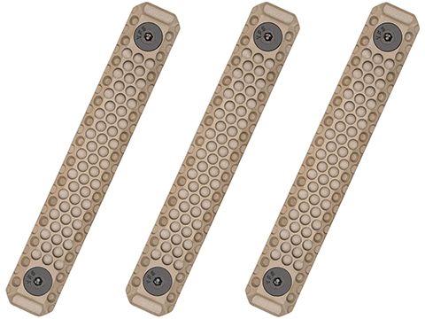 RailScales HTP Minidot Scales for KeyMod and M-LOK Handguards (Model: Flat Dark Earth / M-LOK / 3 Pack / 2.5 Slot)