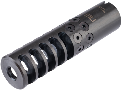Raptor TWI Steel 22mm Positive Flash Hider for AK Airsoft Rifles (Size: Long)