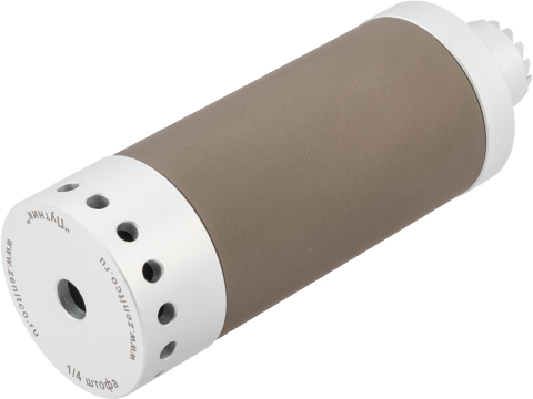 Raptor TWI DTK PUTNIK Mock Silencer for 24mm Positive AK Airsoft Rifles (Model: Aluminum / Flat Dark Earth)