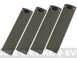 Energy Diamond Plate Rail Covers - Set of 4 (Color: OD Green)