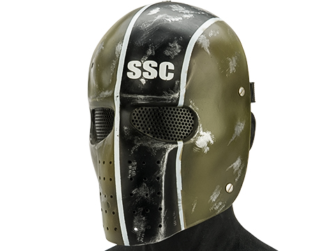 Evike.com R-Custom Fiberglass  Army Full Face Mask (Color: SSC / Mesh Lens)