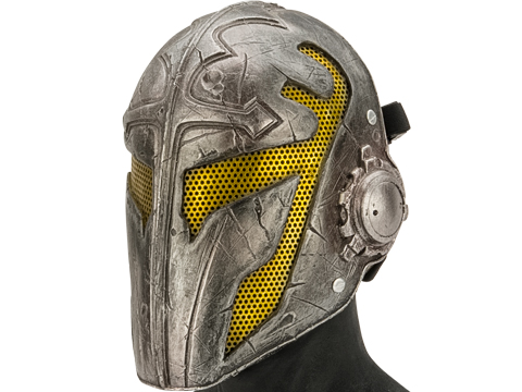 Evike.com R-Custom Fiberglass Wire Mesh Templar Mask - Gold