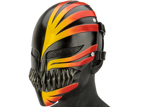 Evike.com R-Custom Fiberglass Wire Mesh Hollow Mask Inspired by Bleach - Black