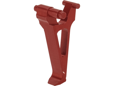 Retro Arms CNC Machined Aluminum Trigger for AK Series AEG Rifles (Color: Red / Style A)