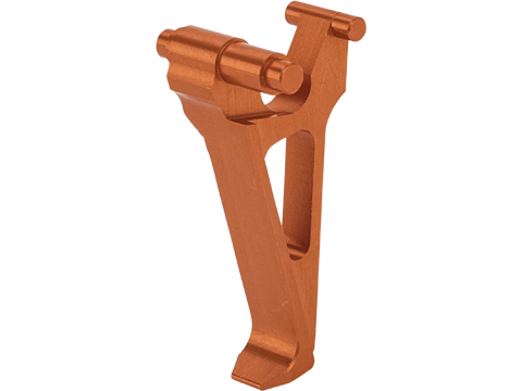 Retro Arms CNC Machined Aluminum Trigger for AK Series AEG Rifles (Color: Orange / Style A)