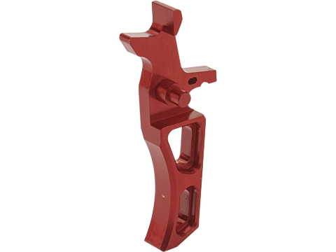 Retro Arms CNC Machined Aluminum Trigger for M4 / M16 Series AEG Rifles (Color: Red / Style I)