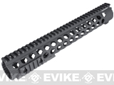 Troy Industries Licensed TRX Battle Rail for M4 Series AEG by Madbull Airsoft (Color: Black / 13)