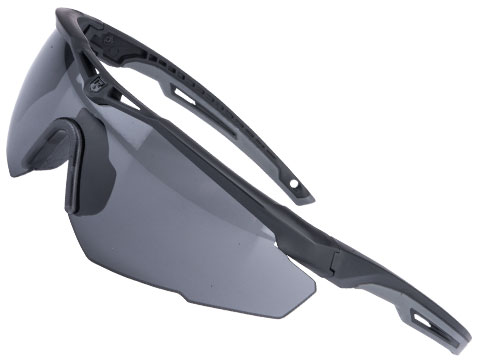 Revision Stingerhawk® Laser Protective Ballistic Eyewear Deluxe Kit (Color: Black Frame / FT-2, Clear & Smoke Lens)