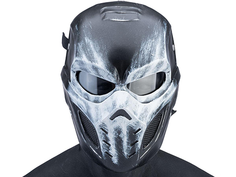 Evike.com R-Custom Fiberglass Crossbone Full Face Mask (Type: Clear Lens / Medium)