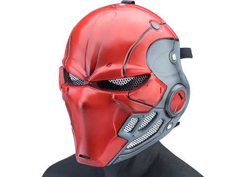 Evike.com R-Custom Fiberglass RHood Full Face Mask (Type: Mesh Lens / Large)